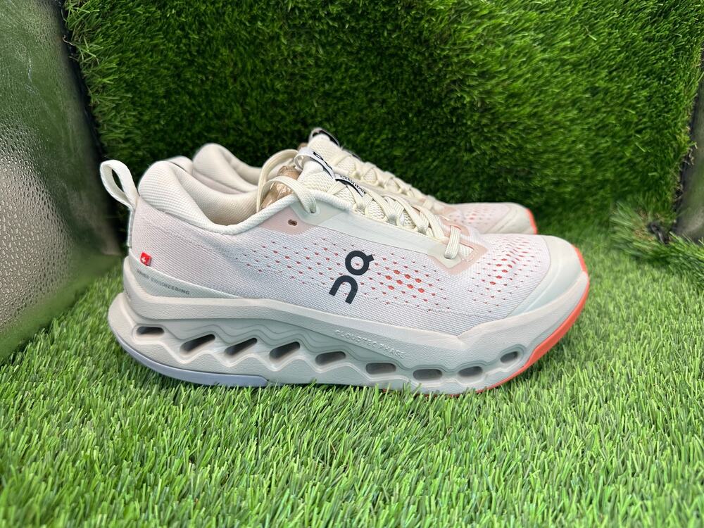 On Running Cloudsurfer Trail 2 3WF30103297 Athletic Sneaker Women 8.5 White Mesh